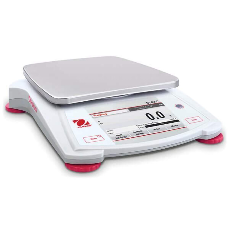PORTABLE BALANCES SCOUT™ STX  High-Performance Portable Balances with Intuitive Touchscreens for High Accuracy and Productivity