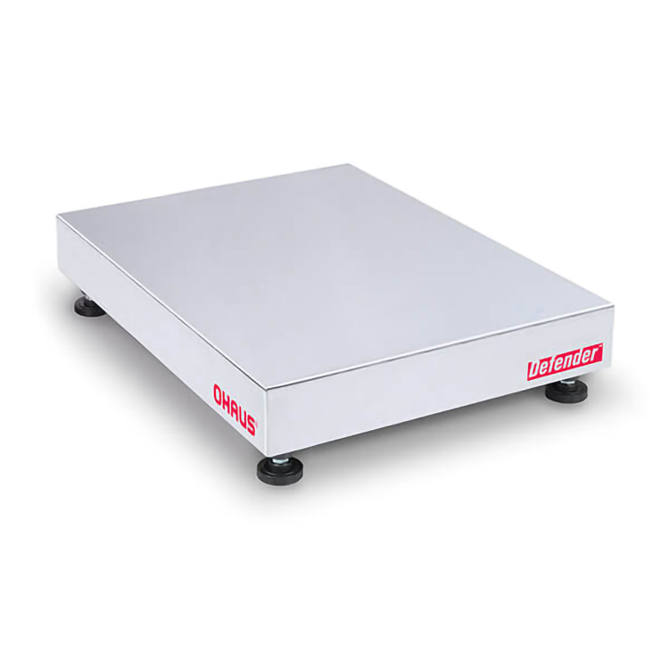 OHAUS DEFENDER™ 5000 STAINLESS STEEL BASE Durable Bases for the Most Demanding of Industrial Applications